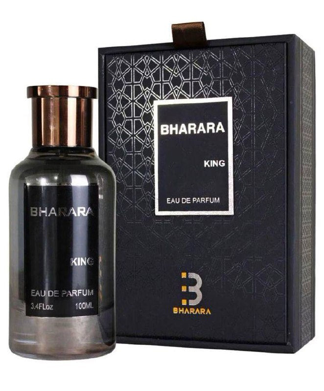 Perfume Bharara King – Eau de Parfum - 100ml Aroma: Elegante, varonil y poderoso 💪🔥 con notas amaderadas y especiadas que dejan huella