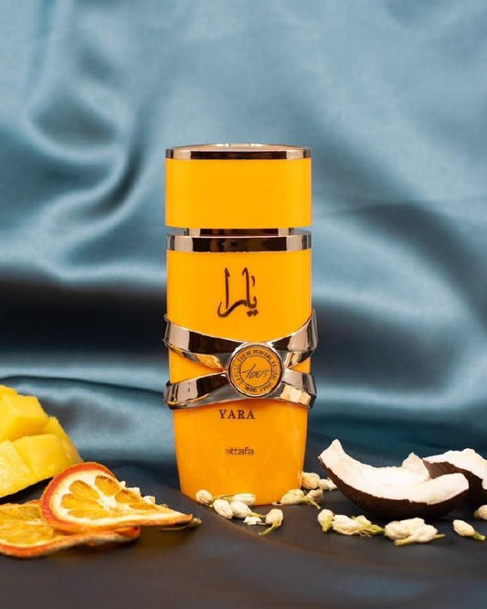 Perfume Yara  SUNSHINE - LATTAFA  - Lattafa 100ml  Aroma: Dulce – afrutado – veraniego – cremoso